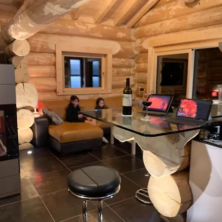 Chalet Anzac Chalet 5 Etoiles En Rondins Tout Neuf Unique Dans Les Aravis Les Villards-sur-Thones Exterior photo