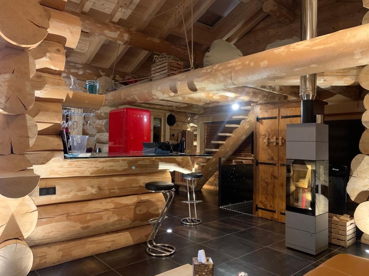 Anzac 5 Etoiles En Rondins Neuf Unique Dans Les Aravis Chalet *